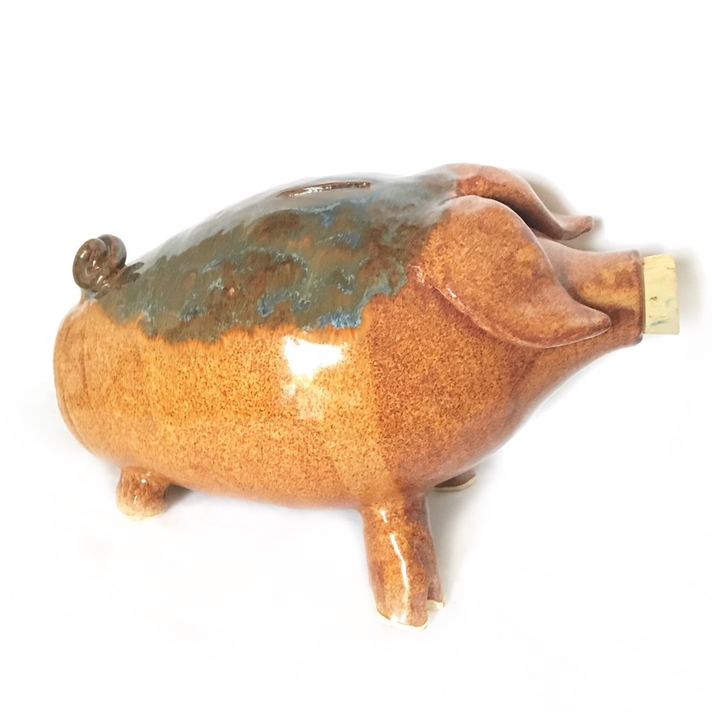 Corked-Nosed Piggy Bank